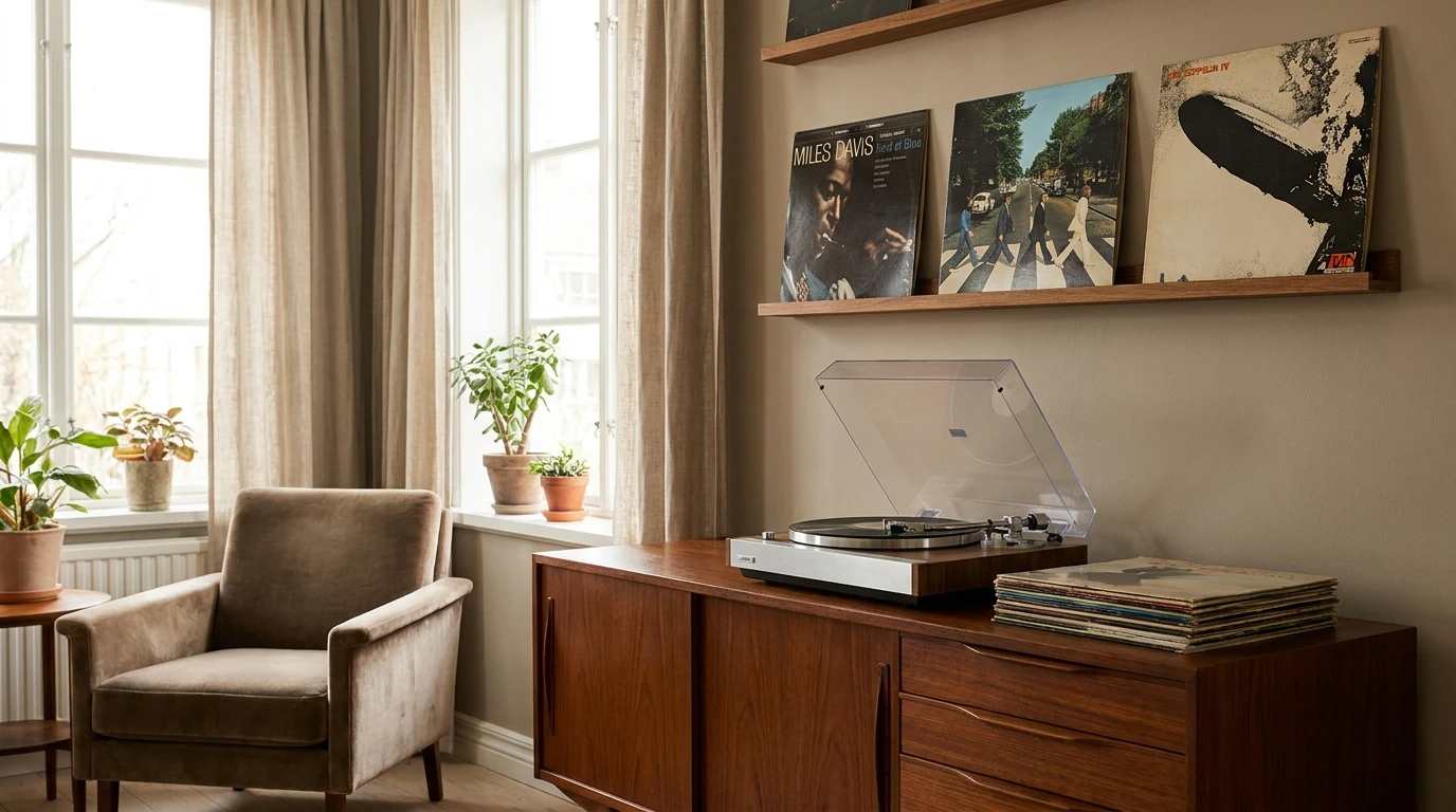 Les Vinyles Comme Décoration
