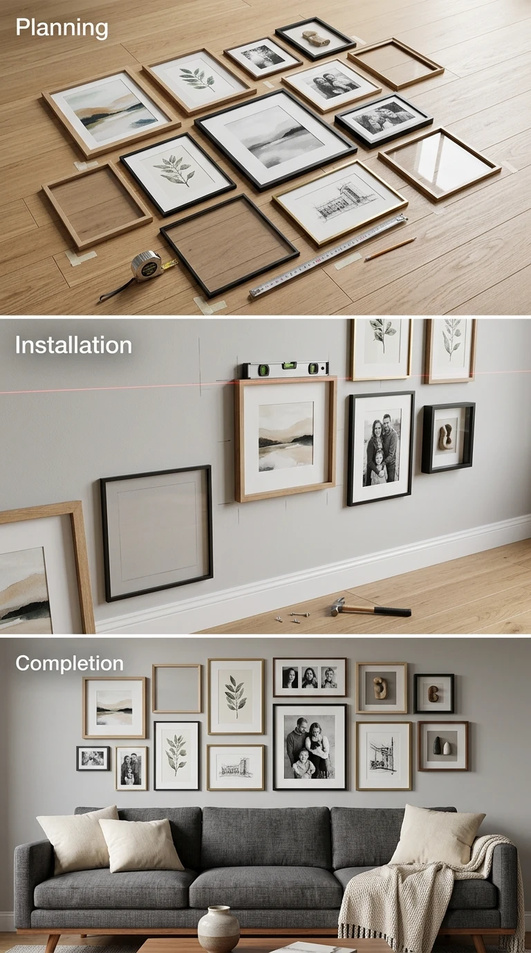 L'Inspiration Gallery Wall, Raconter sa Vie sur les Murs