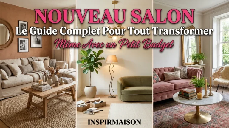 Trois salons inspirants: moderne, classique et minimaliste pour relooking maison.
