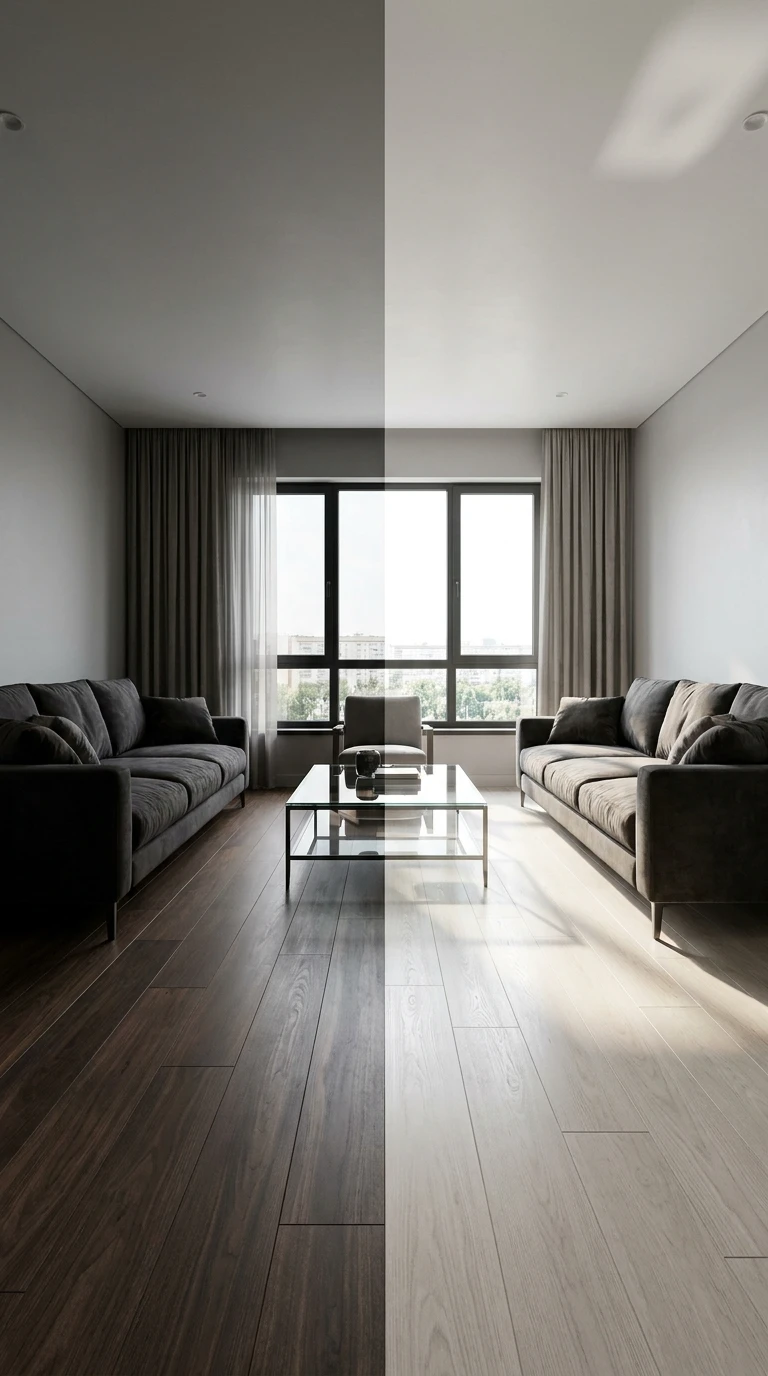 Opter pour le Parquet Clair ou le Béton Ciré