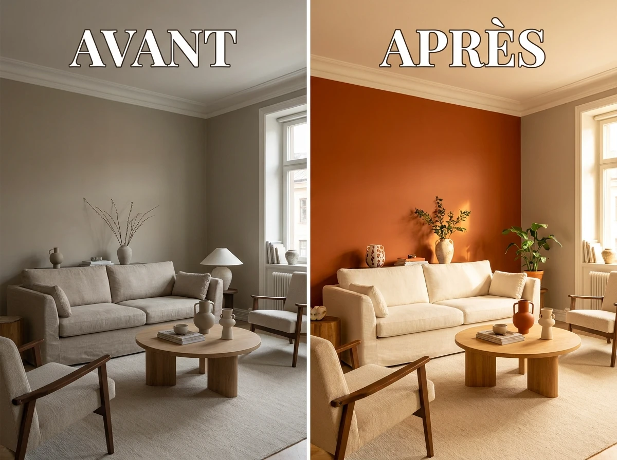 Oser un Mur Accent dans une Couleur Vive et Assumée