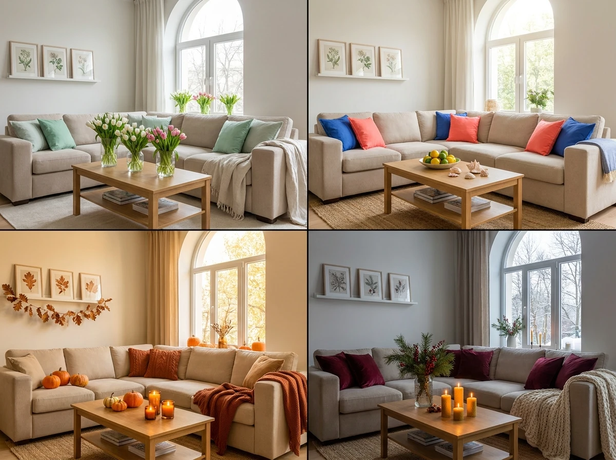 Penser à la Déco Saisonnière pour Renouveler l'Atmosphère