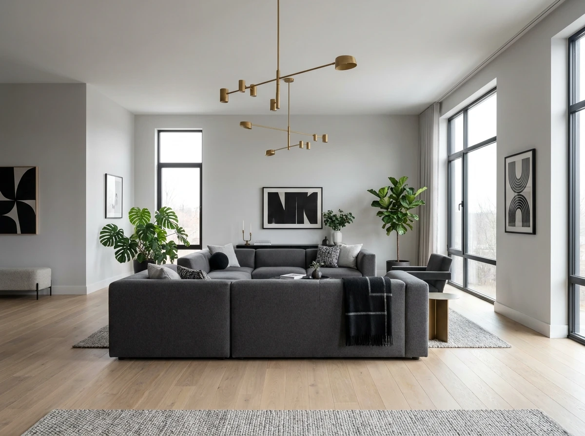 Pensez Votre Salon Gris Comme Un Tout Cohérent