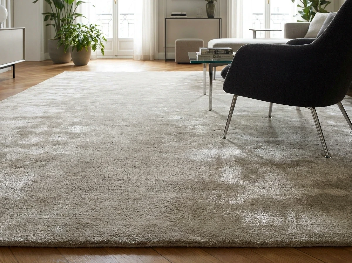 Poser un Tapis en Laine Épaisse ou en Soie Végétale