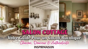 Trois salons cottage inspirants, cheminées, canapés confortables, ambiance bucolique et authentique.