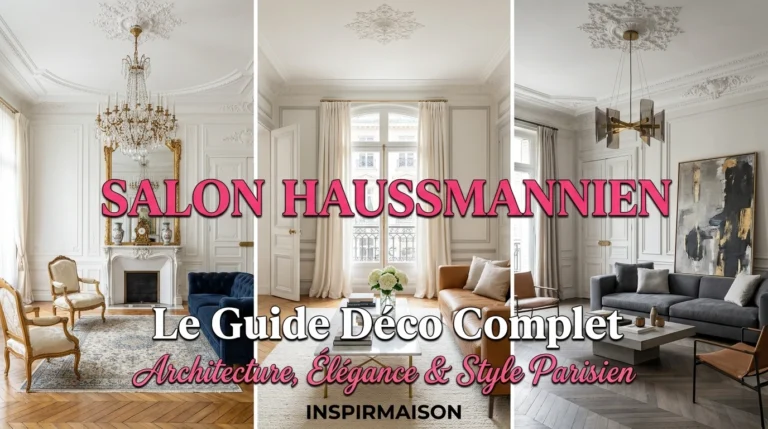 Trois salons haussmanniens élégants, guide déco complet, style parisien chic.