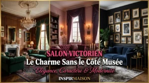 Trois salons victoriens modernes, élégants, avec caractère et charme intemporel.