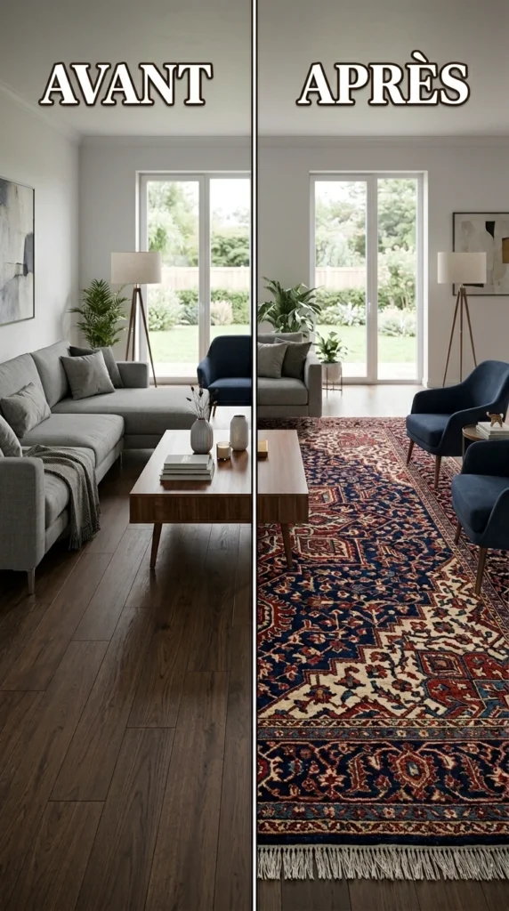L'Inspiration Tapis, Définir les Zones et Ancrer le Salon