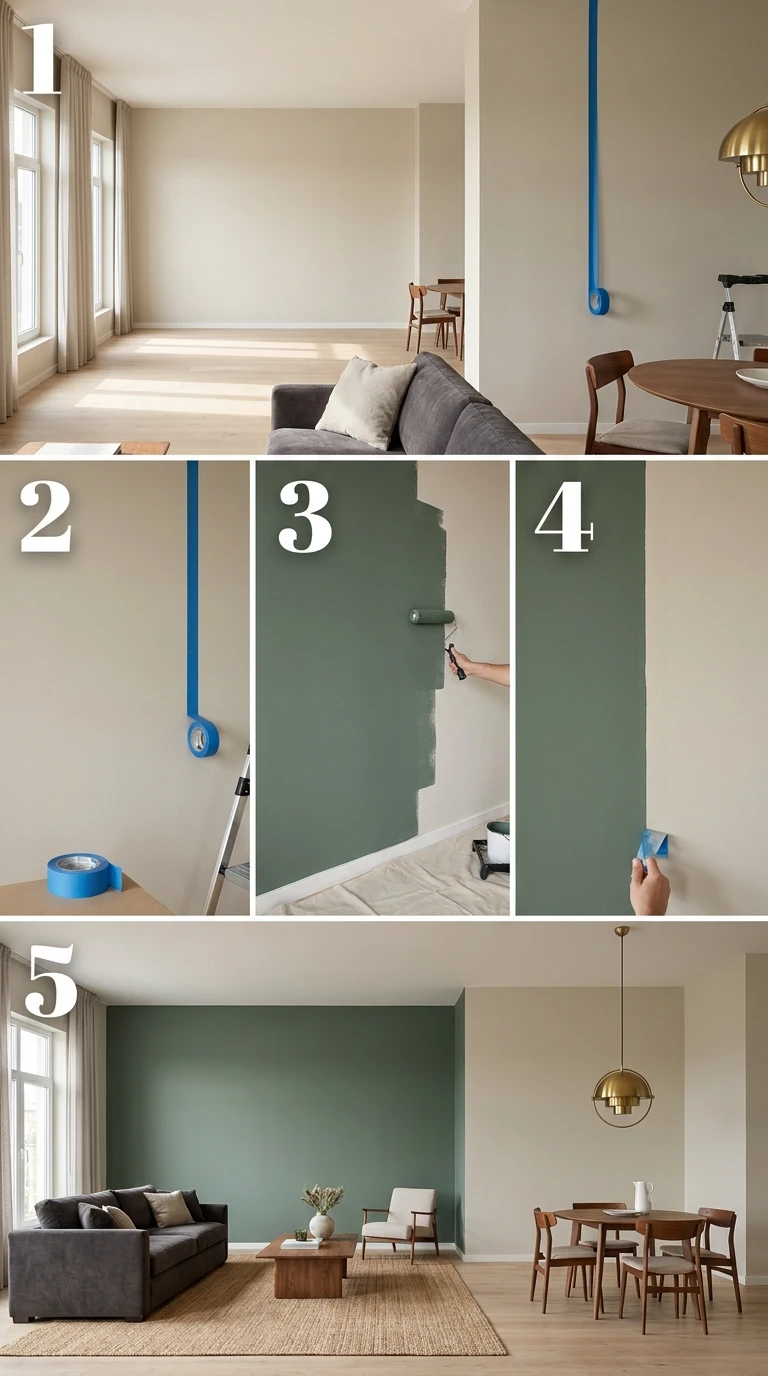 Travailler les Murs avec de la Peinture pour Définir les Zones