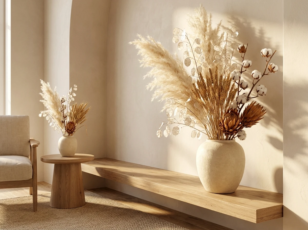 Utiliser des Fleurs Séchées comme Décoration Pérenne