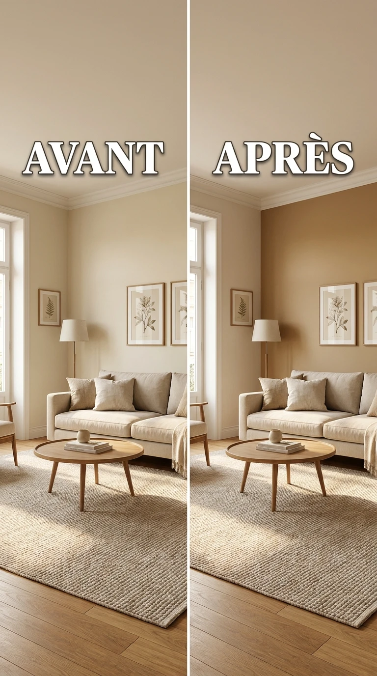 Utiliser le Beige Caramel sur un Mur Accent