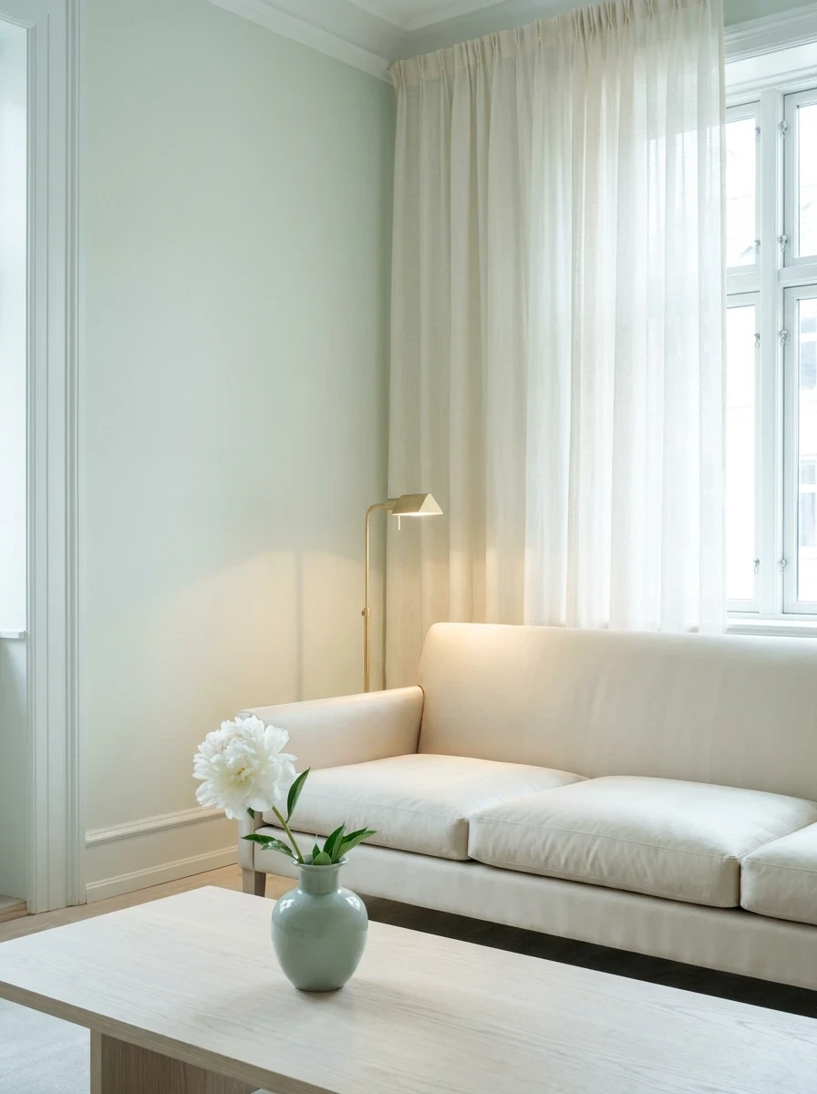Utiliser le Vert Céladon pour un Salon Raffiné et Discret