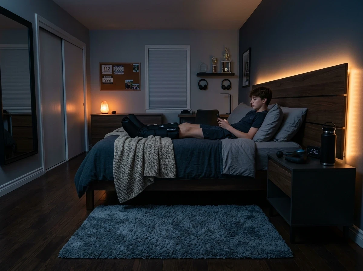 À quel moment utilise-t-il sa chambre ?