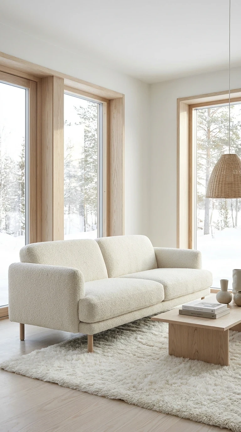 Adapter le canapé à un style scandinave