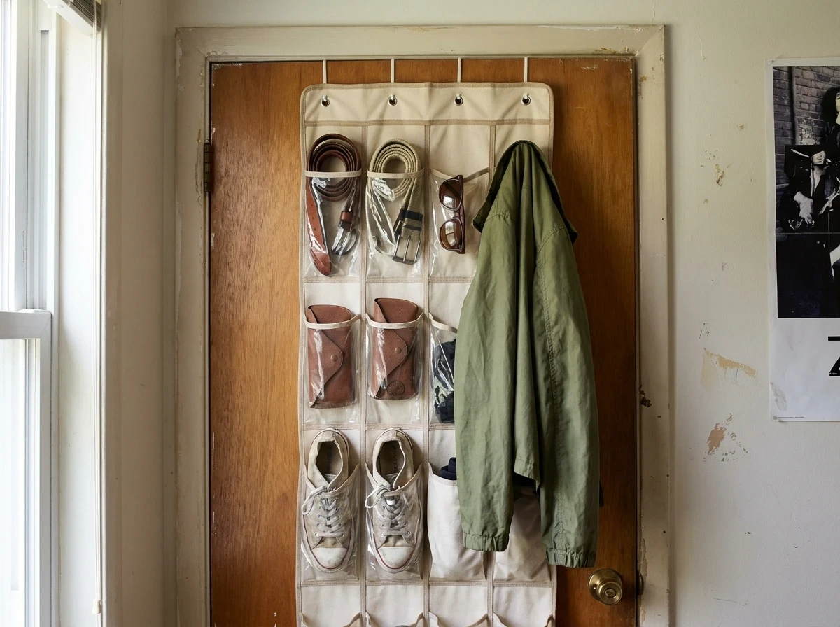 Astuce 12 : Le Rangement Derrière la Porte