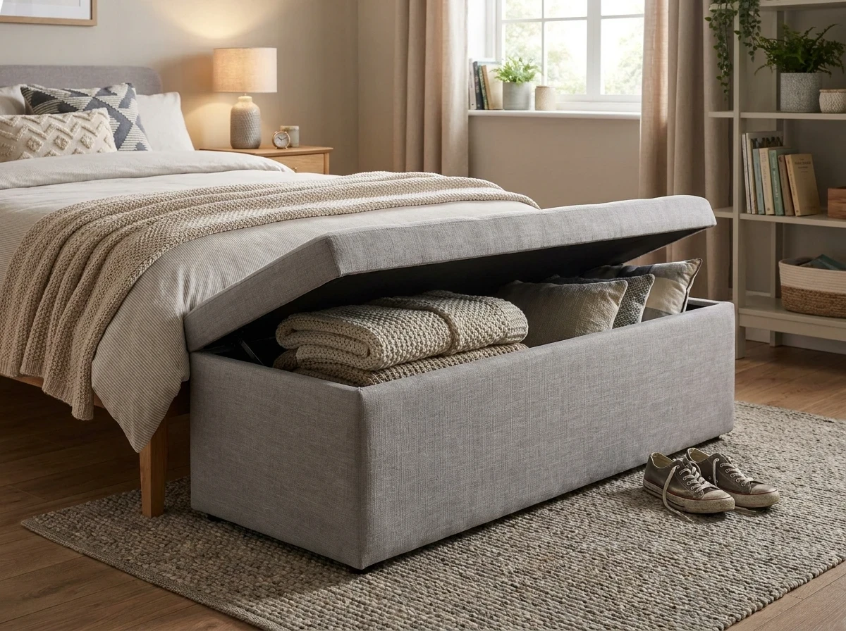 Astuce 13 : Le Banc-Coffre au Pied du Lit