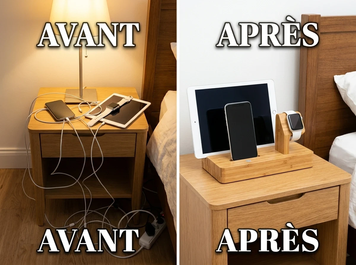 Astuce 17 : La Station de Recharge - Zéro Câble qui Traîne