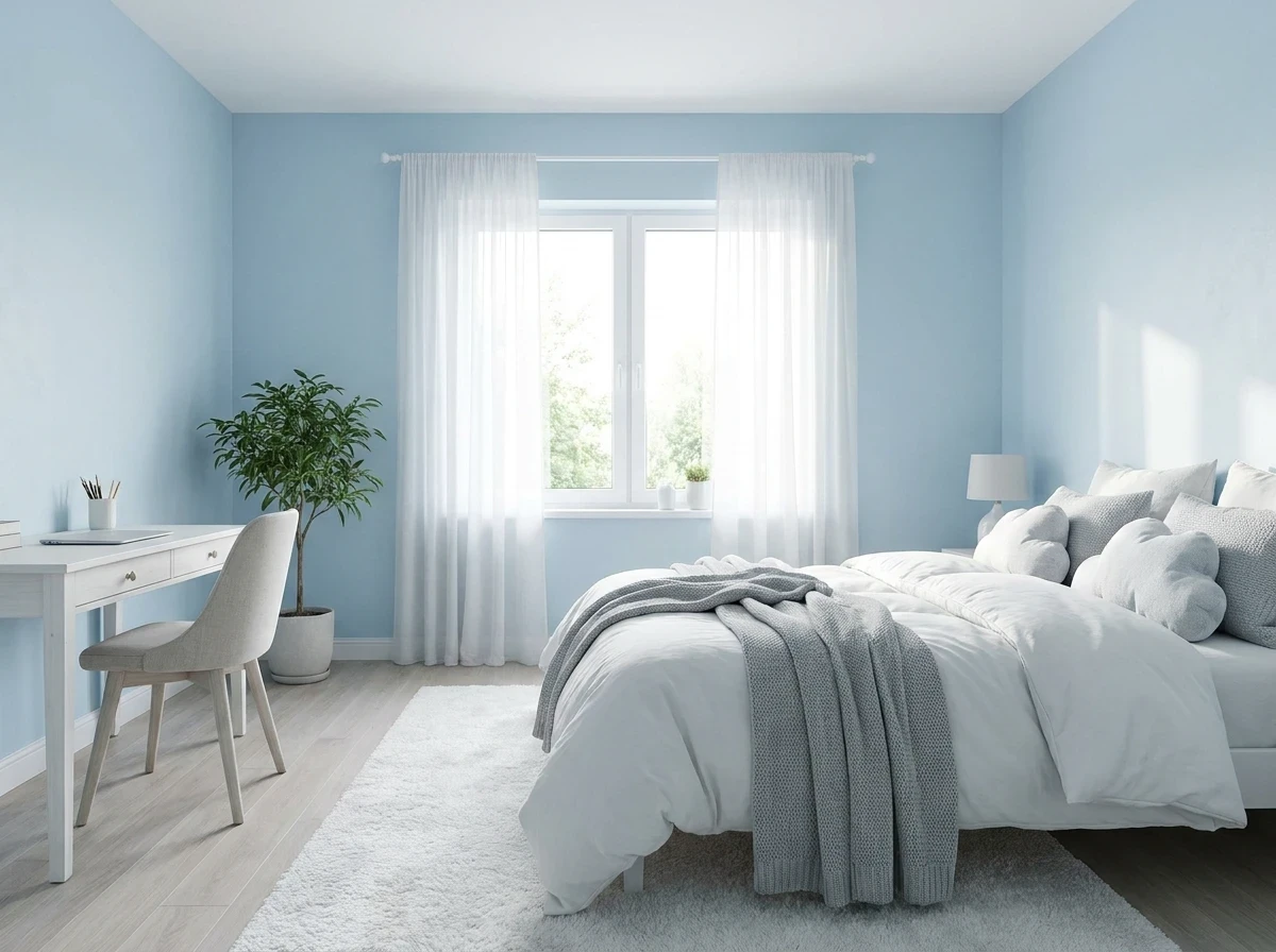 Bleu Ciel Doux: Lumineux et Apaisant