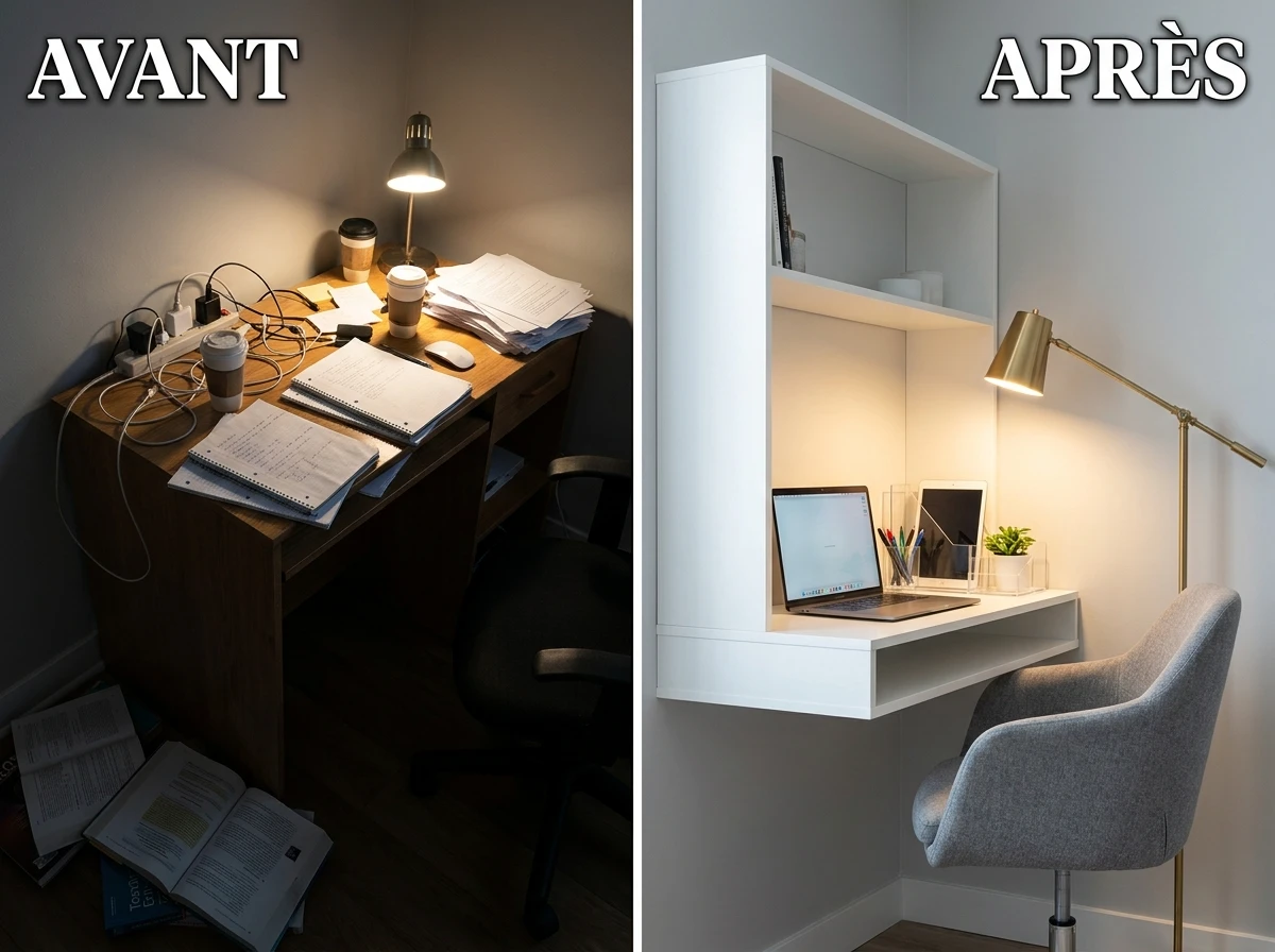 Créer un coin bureau pratique