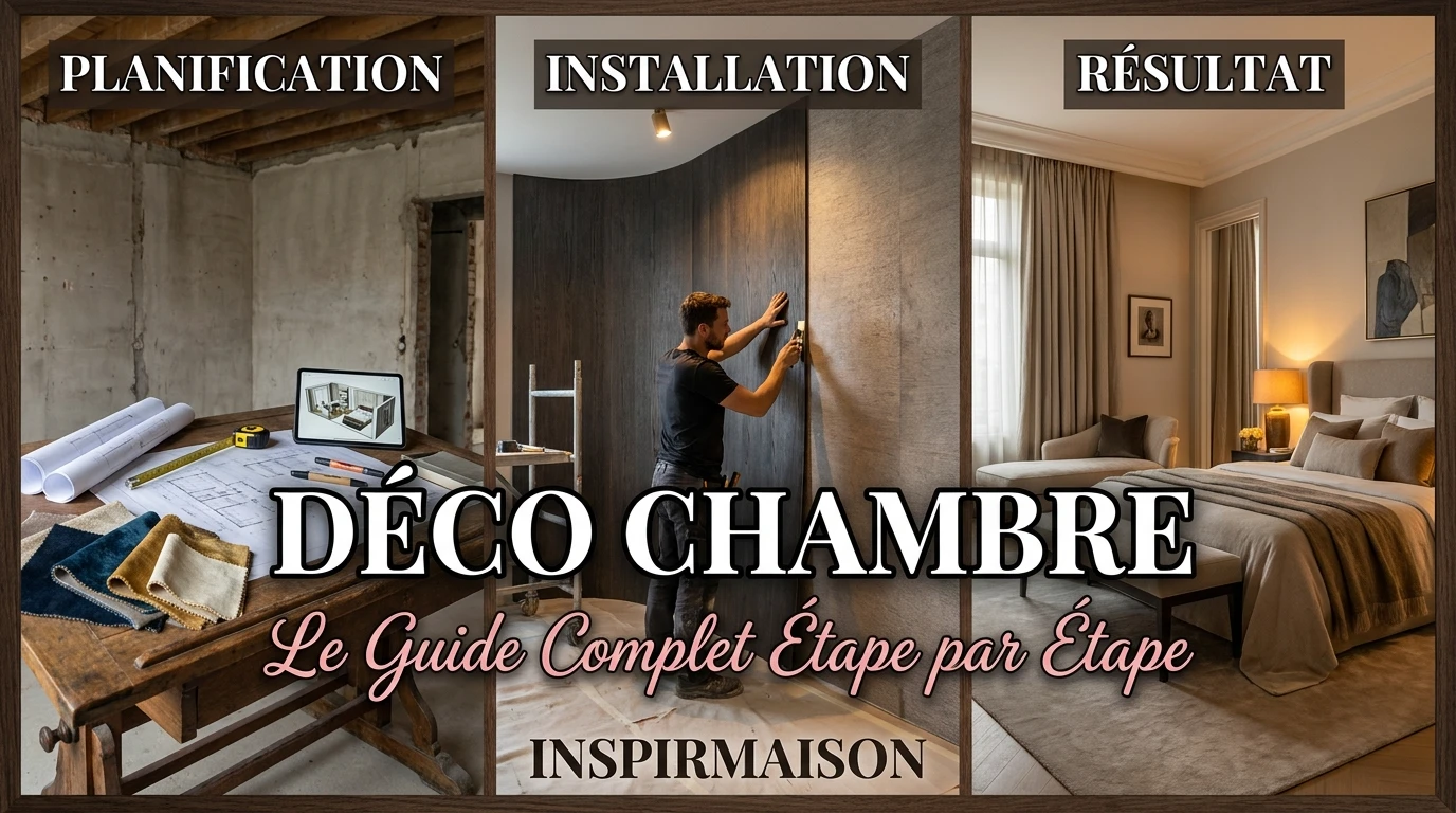 Décoration chambre : planification, installation et résultat final étape par étape.