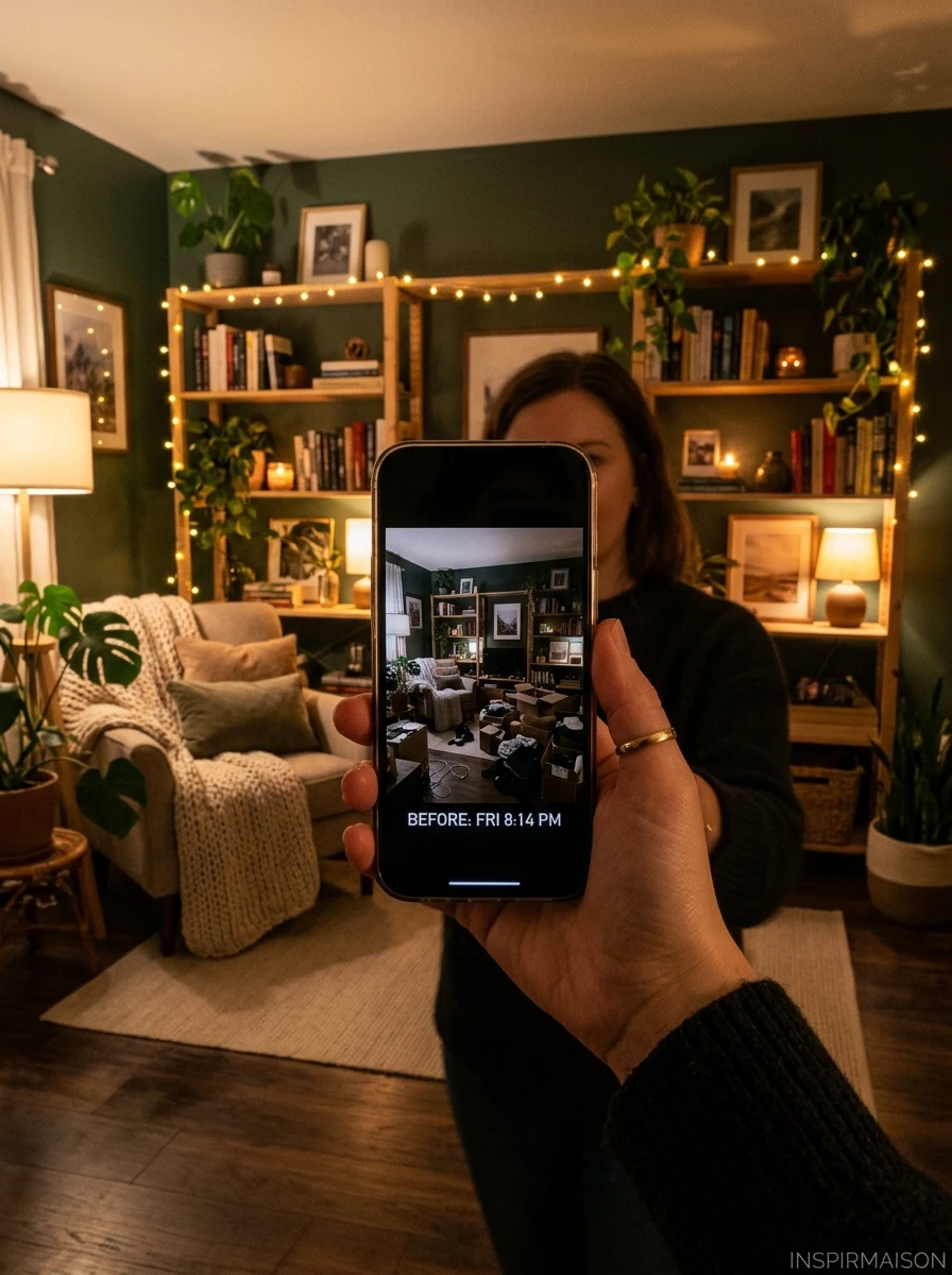 Dimanche midi : compare avec ta photo du vendredi soir