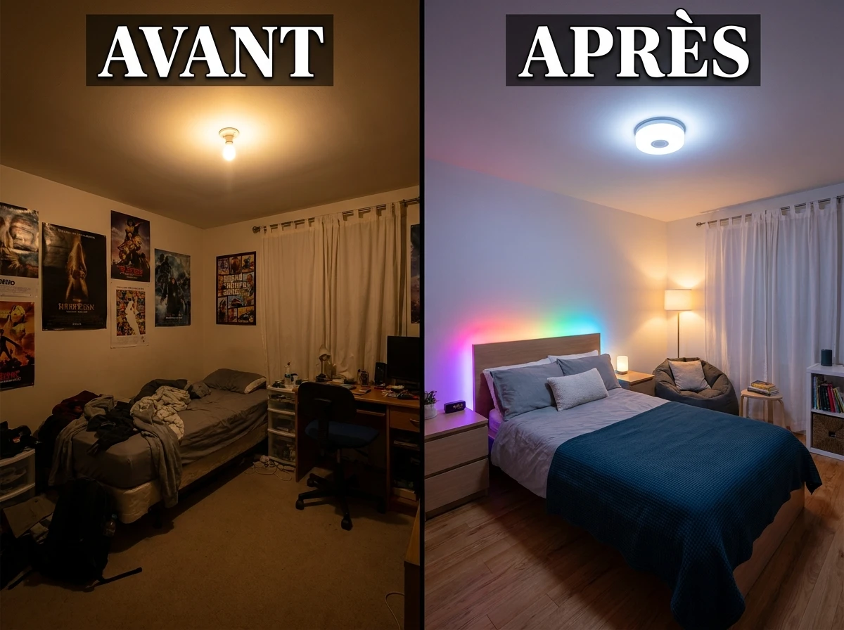 Étape 2 : L'Éclairage Connecté - La Transformation la Plus Visible