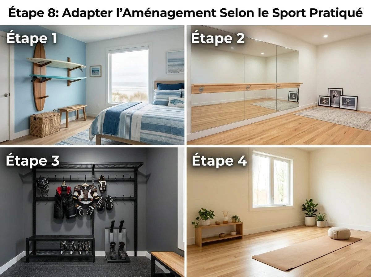 Étape 8 : Adapter l'Aménagement Selon le Sport Pratiqué