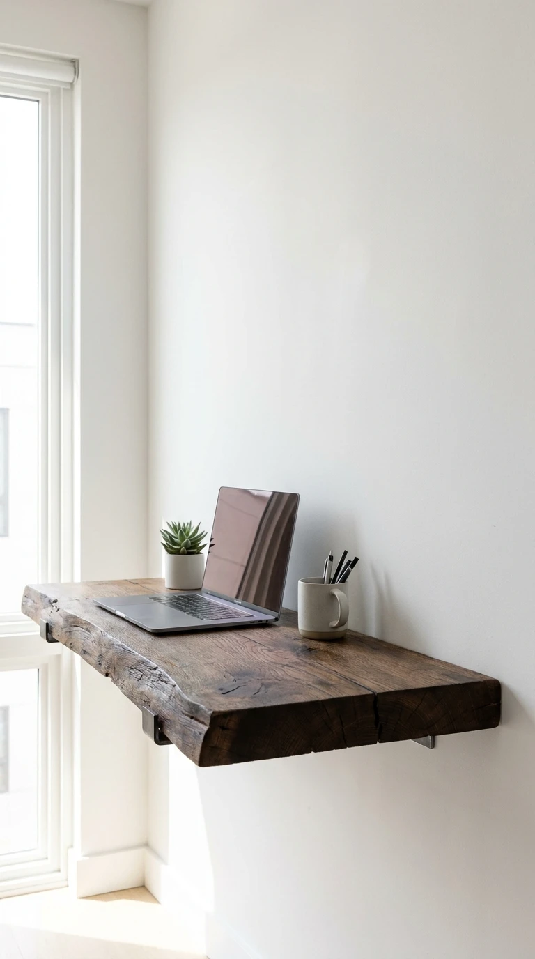 Fabriquer un bureau flottant en bois