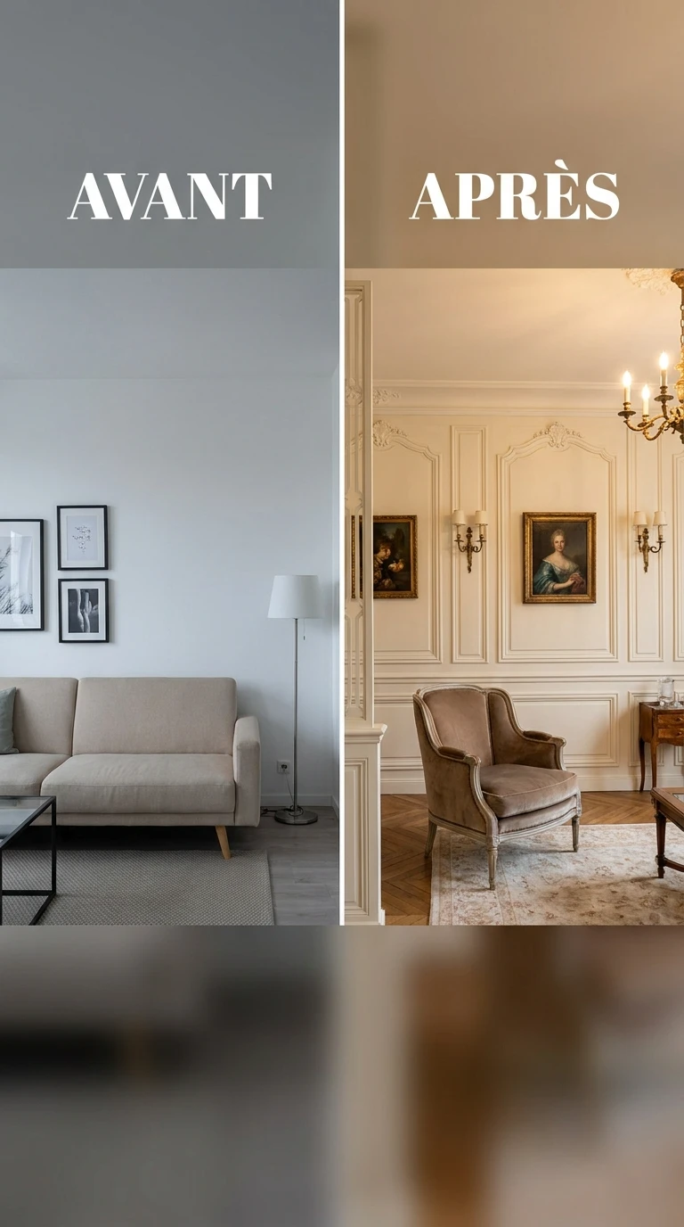 Installez des boiseries ou des moulures murales