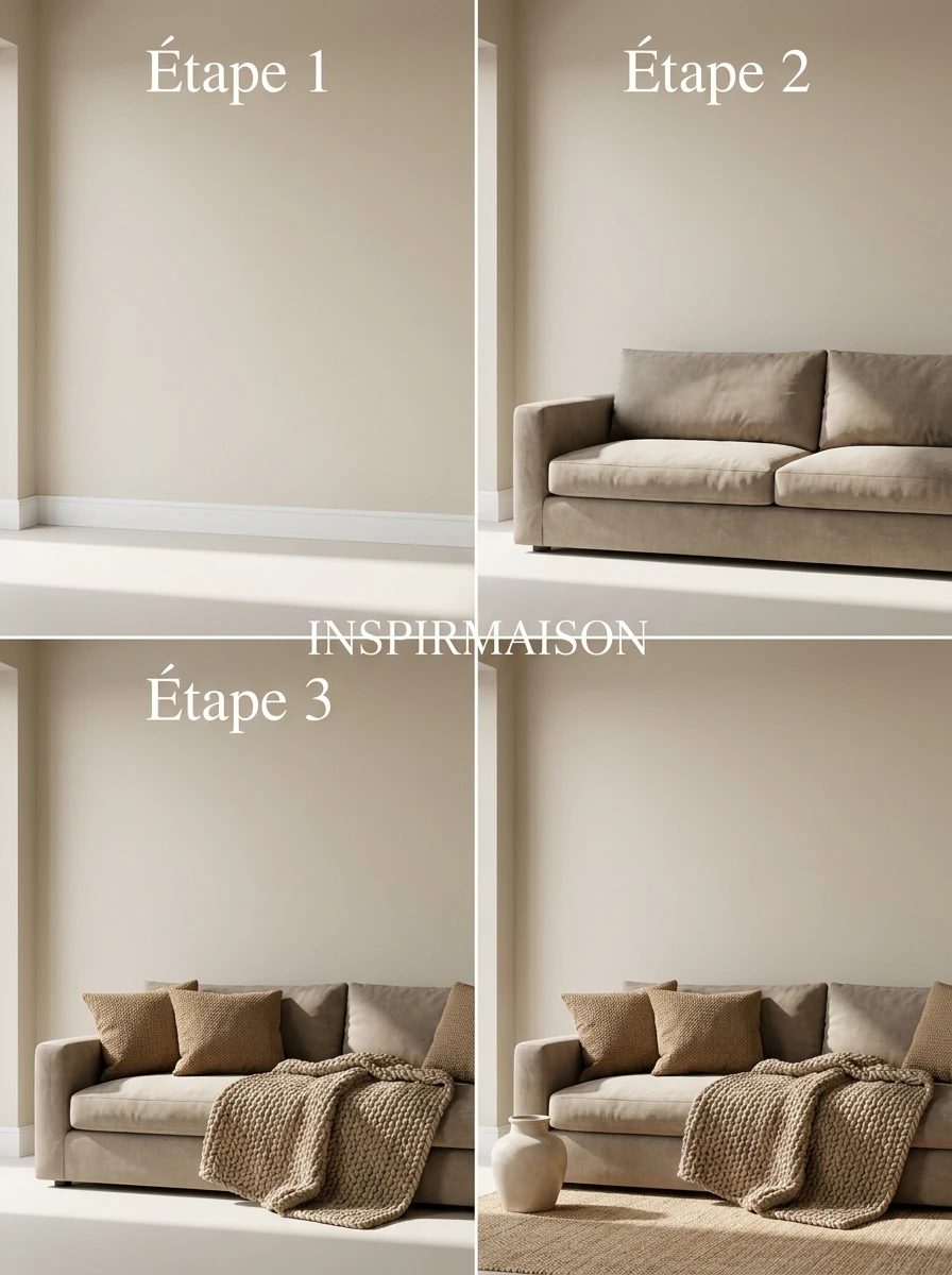Jouer sur les variations de beige, jamais une seule teinte