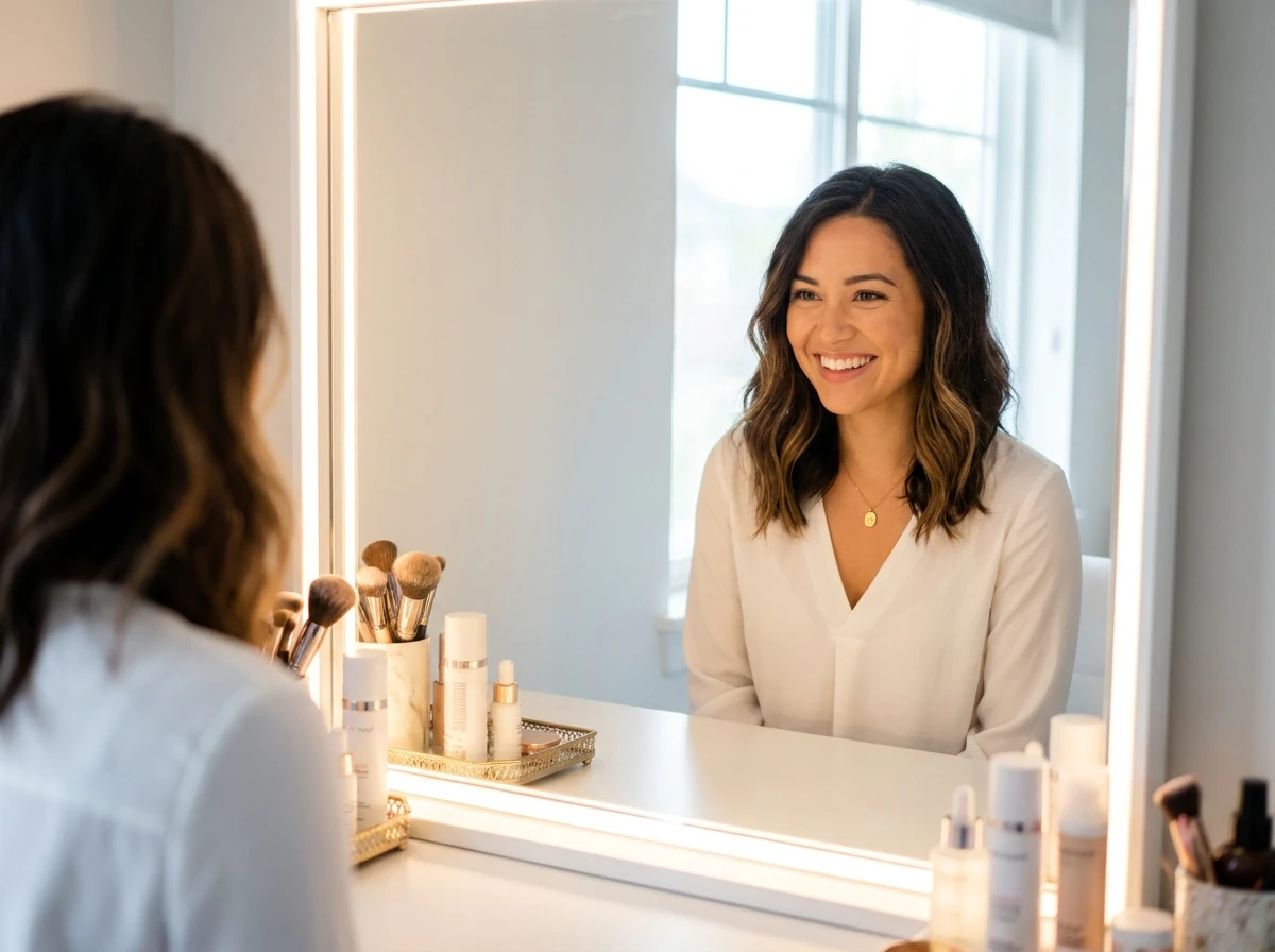 La Coiffeuse avec Miroir Lumineux: L'Espace Beauté