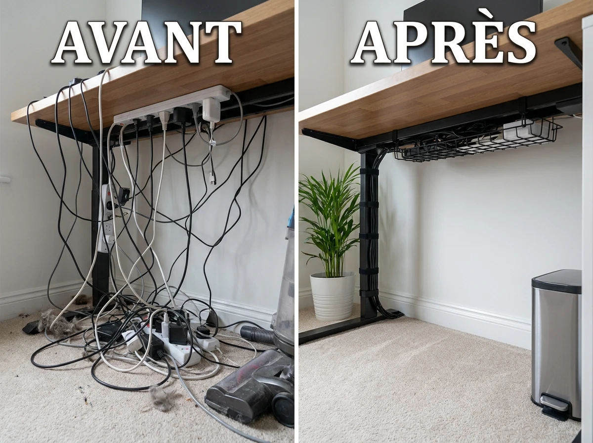 La gestion des câbles