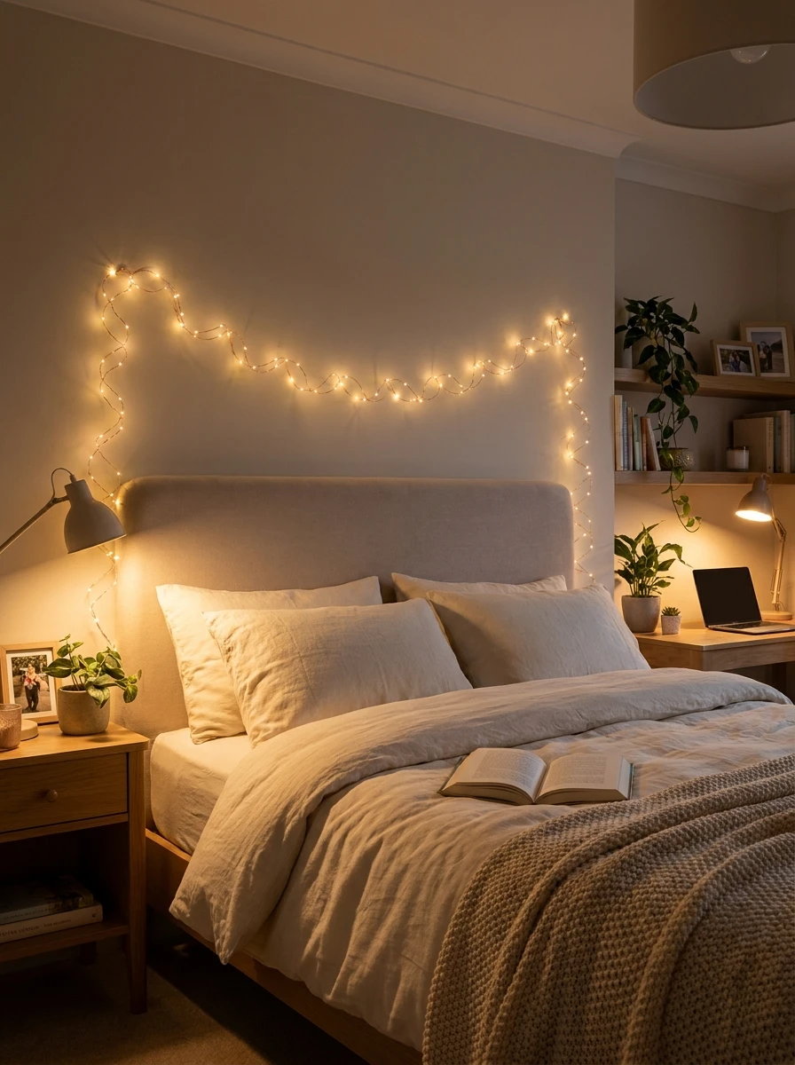 La Guirlande au-dessus du Lit: L'Ambiance Soir
