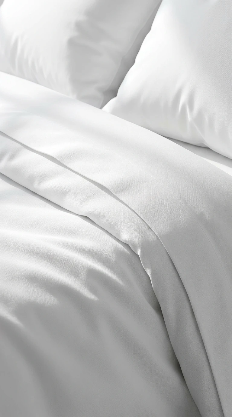 La literie en coton percale ou en satin de coton