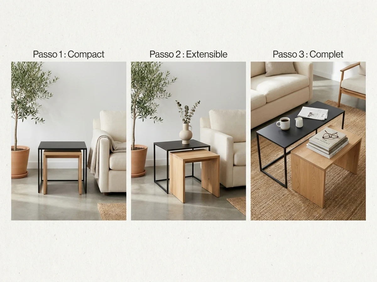 La table basse gigogne, pour plus de fluidité