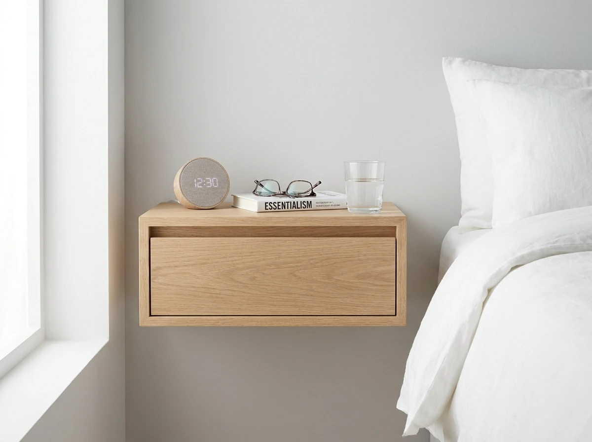 La Table de Nuit Minimaliste: Pratique et Élégante