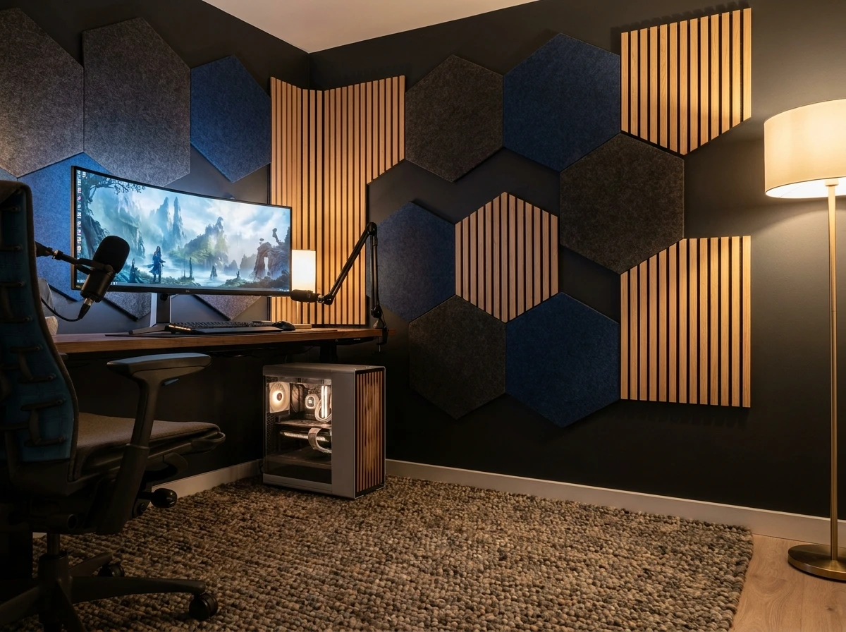 L'acoustique dans une gaming chambre ado