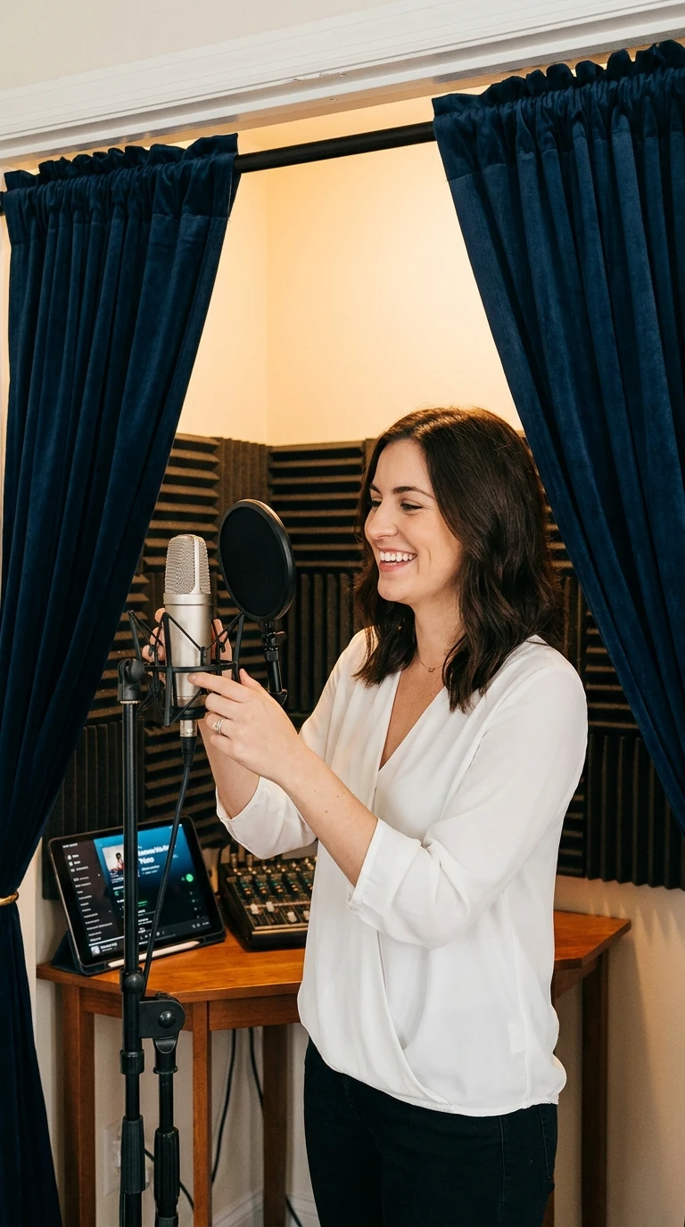 L'ado qui chante: microphone, applications, réseau social...