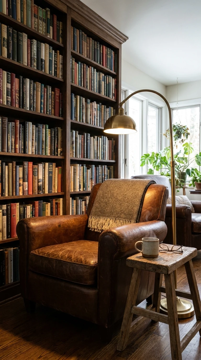 Le coin lecture, ce petit refuge dans le refuge