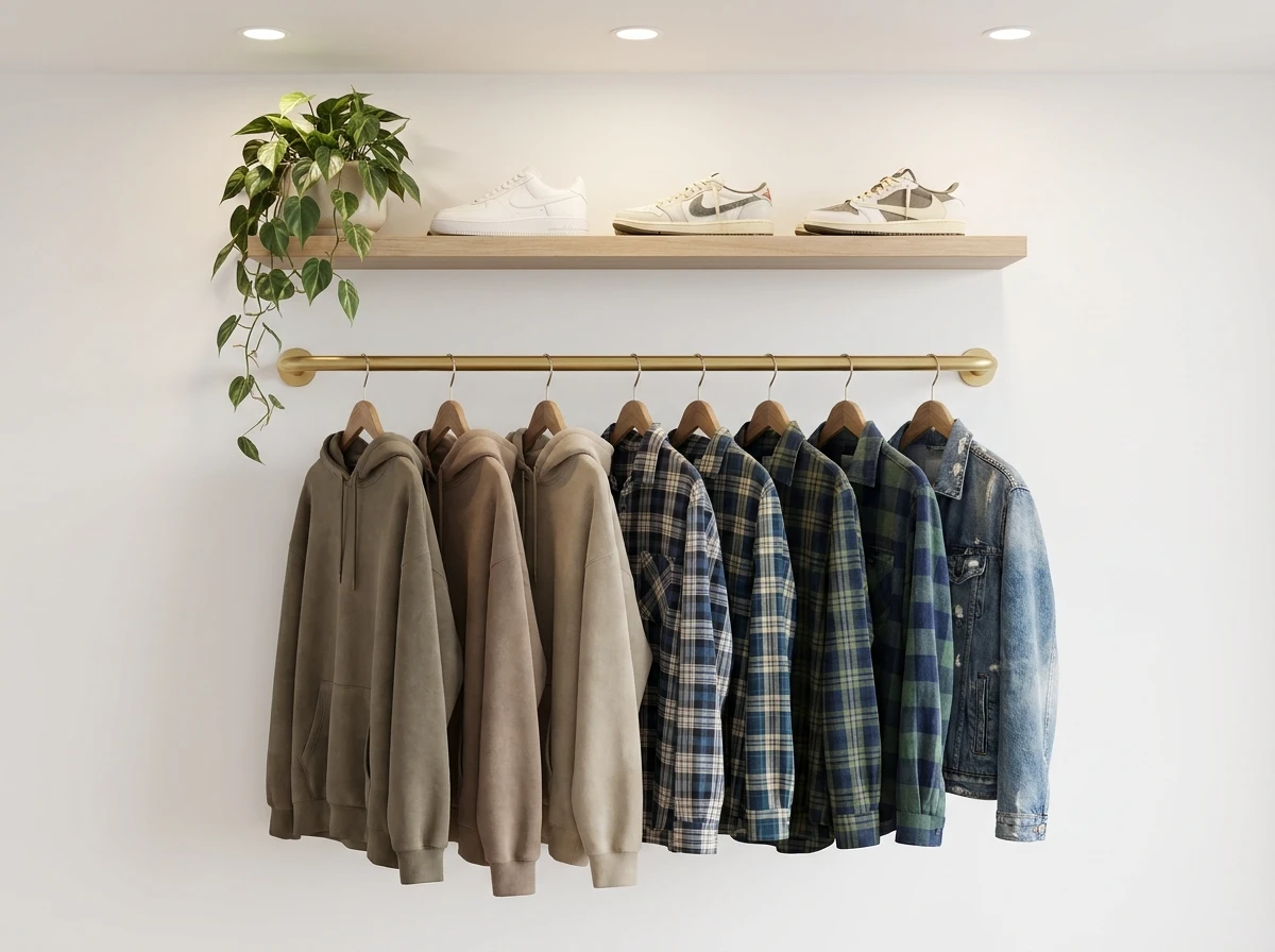 Le Dressing Ouvert Murale: La Déco qui Range