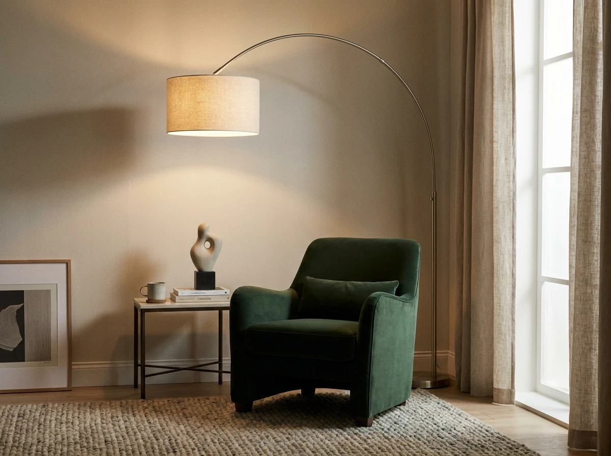 Le Lampadaire sur Pied : Sculpture Lumineuse