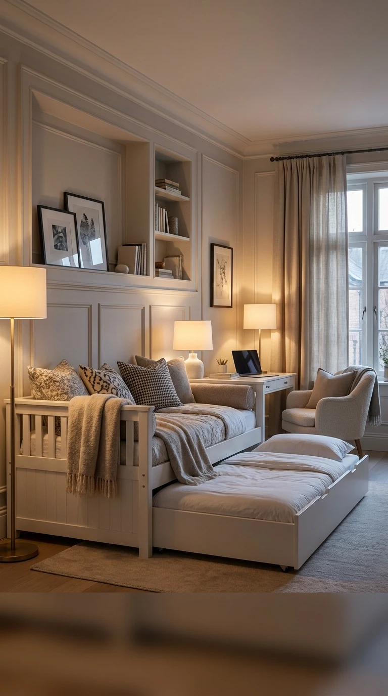 Le Lit Gigogne: Solution Invités Maline