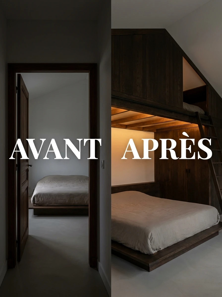 Le lit mezzanine pour créer un espace surélevé et protégé