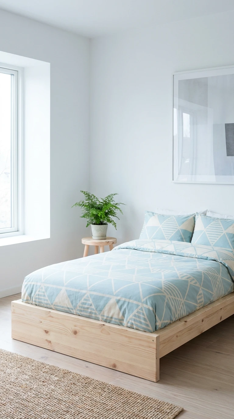 Le Lit Scandinave en Pin : Minimaliste et Accessible