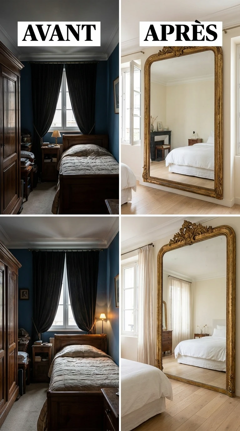 Le miroir comme outil d'espace et de lumière