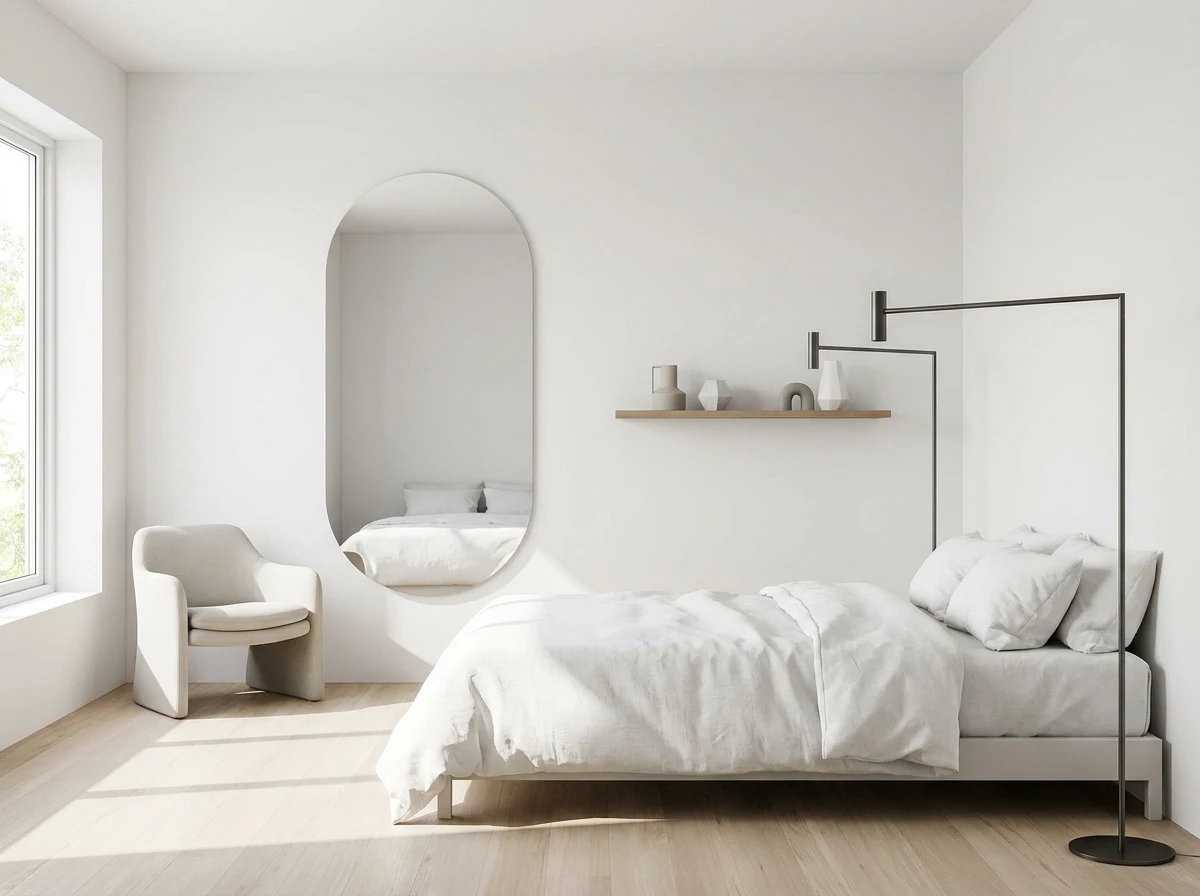 Le miroir minimaliste sans cadre