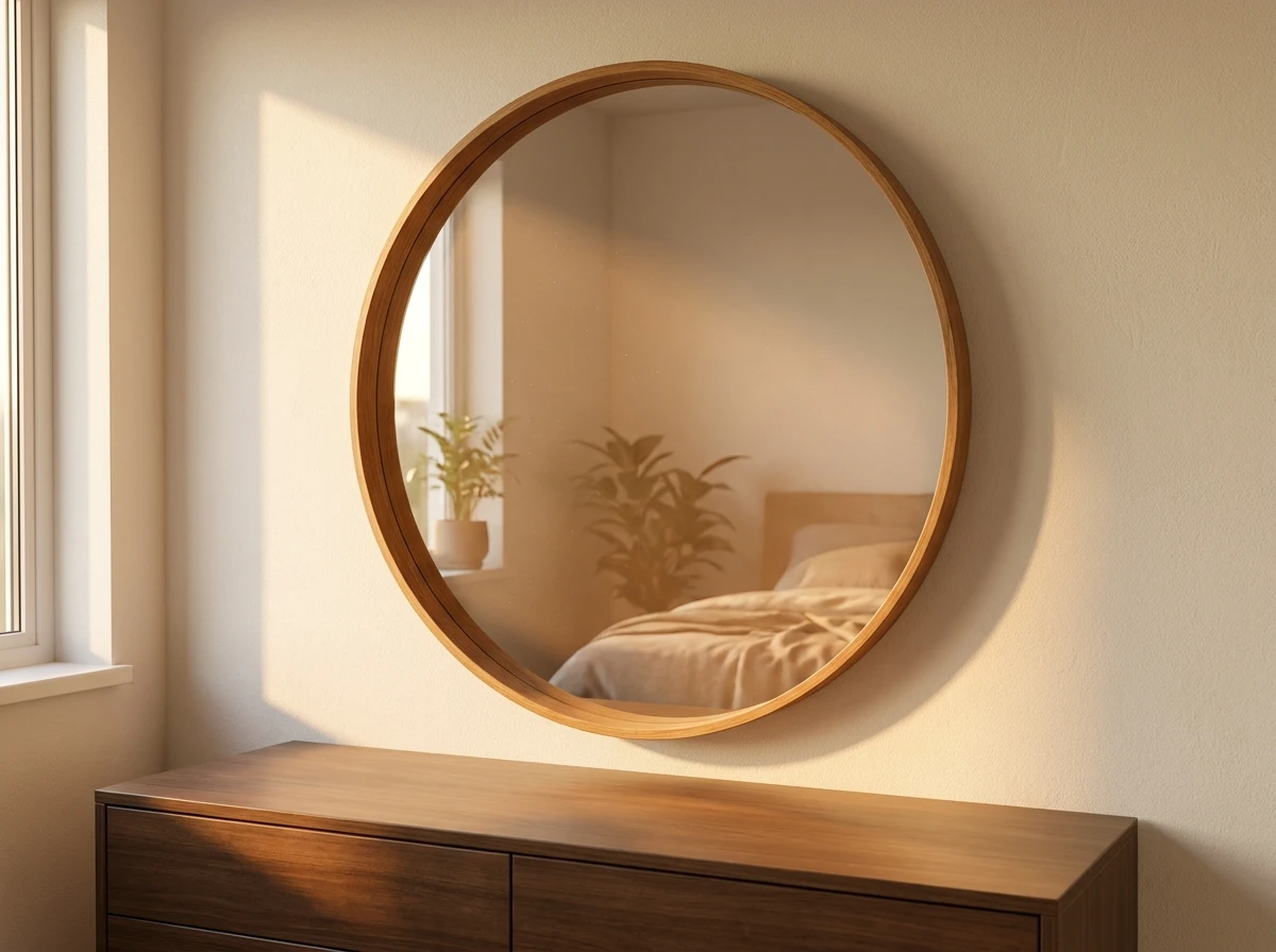 Le Miroir Mural Rond ou Ovale: Déco et Lumière
