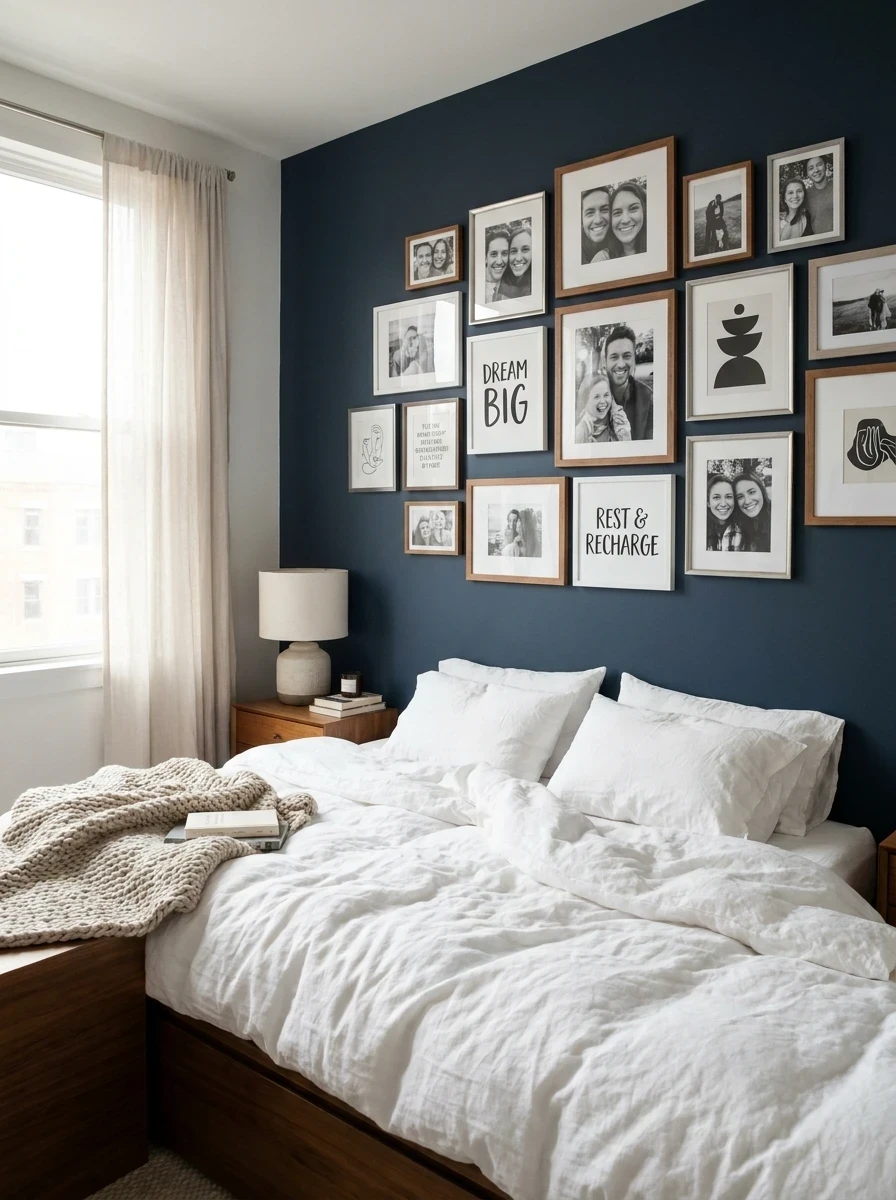 Le Mur Galerie comme Délimiteur de Zone Lit