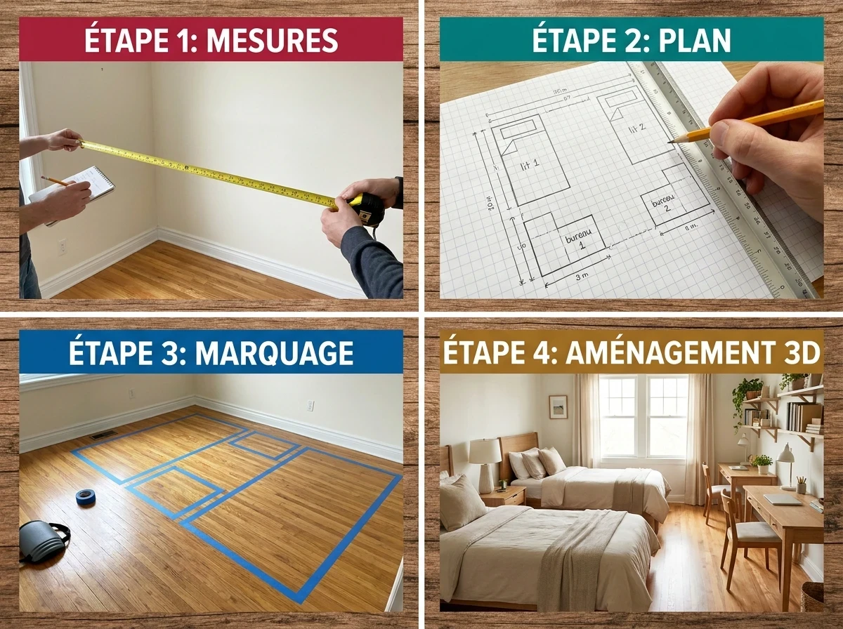 Le Plan de Chambre à l'Echelle : La Première Etape Avant Tout