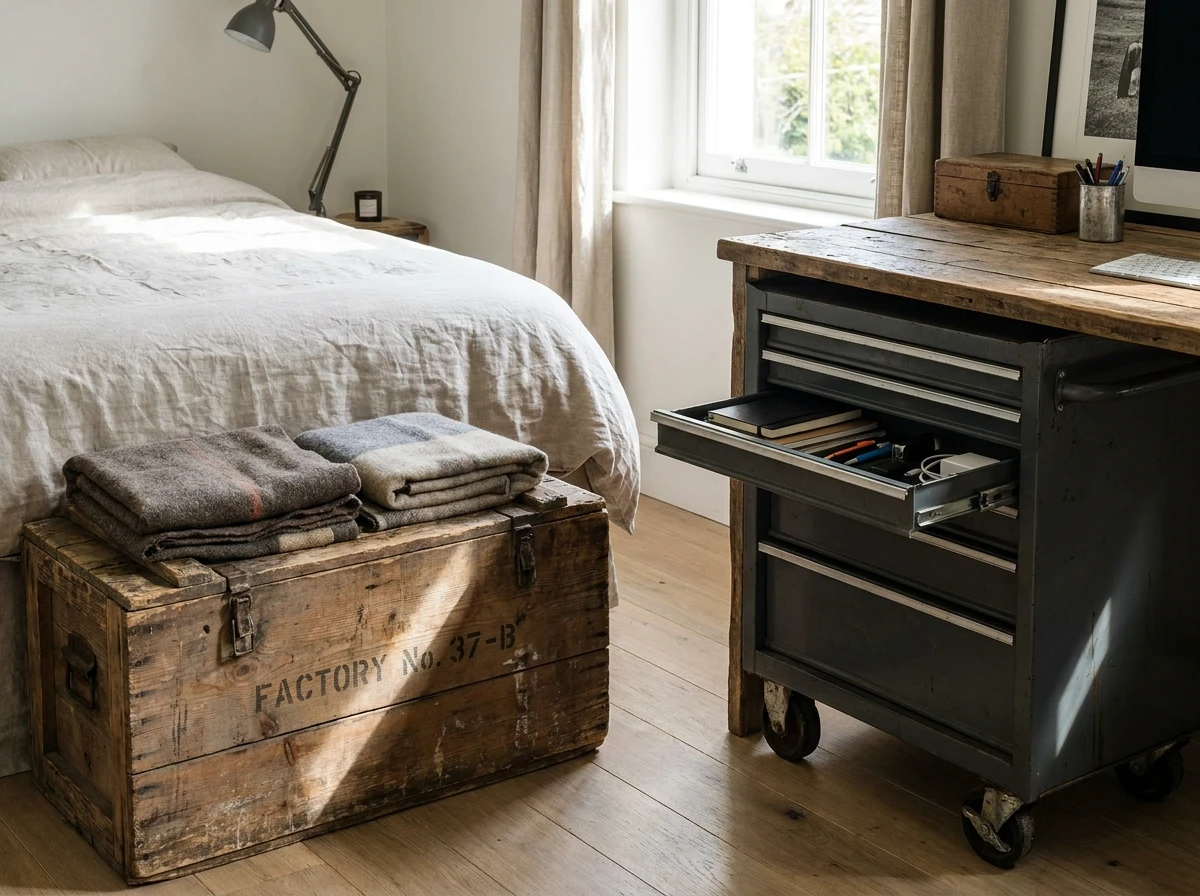Le rangement : discret mais fonctionnel